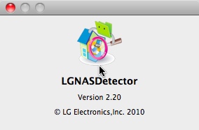 LGNASDetector 2.2 : Main window