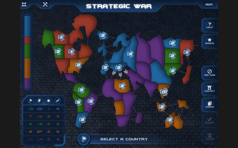 Strategic War 2.2 : Main window