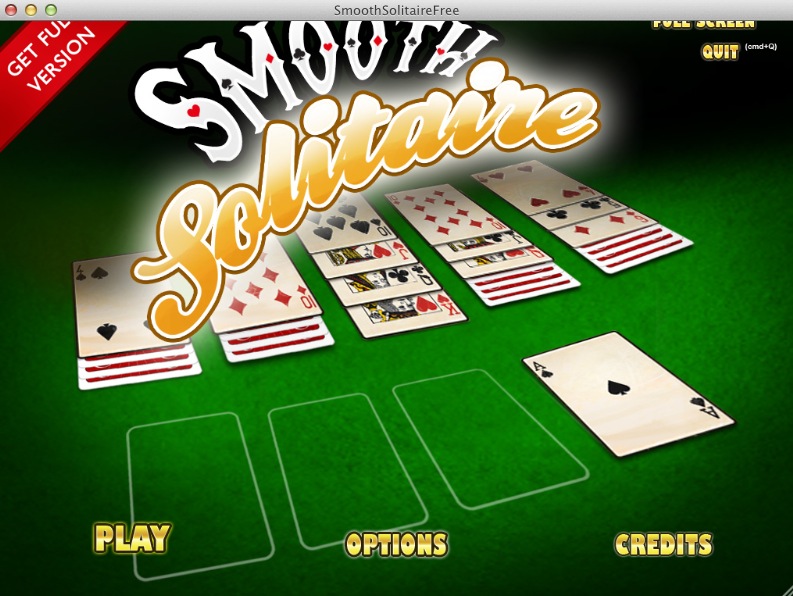 Smooth Solitaire Free! 1.0 : Main window