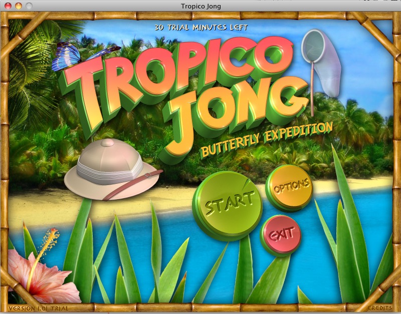 Tropico Jong 1.0 : Main menu