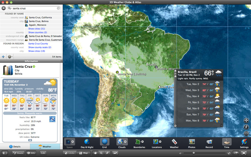 3D Weather Globe & Atlas Deluxe 2.0 : 3D Weather Globe & Atlas Deluxe screenshot