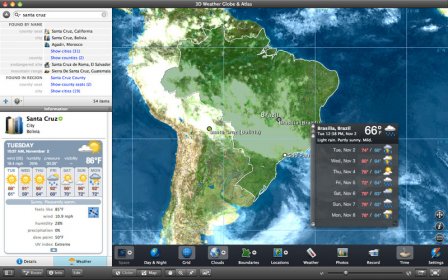 3D Weather Globe & Atlas Deluxe screenshot