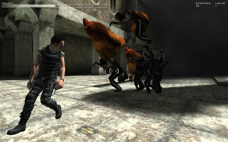 ROBOTS ZOMBIES AND GIANT CHICKENS CHASING you i... 3.3 : ROBOTS ZOMBIES AND GIANT CHICKENS CHASING you i... screenshot