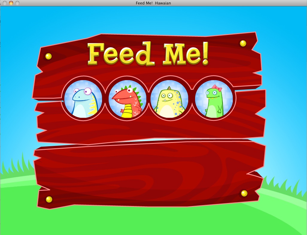 Feed Me! (Hawaiian) – PencilBot Preschool & Kam... 1.0 : Choose a character