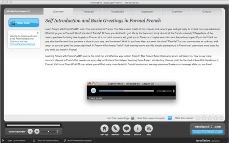 Learn French - Introduction (Lessons 1 to 25 with Audio) screenshot