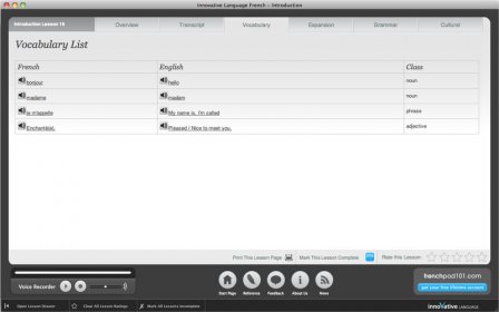 Learn French - Introduction (Lessons 1 to 25 with Audio) screenshot