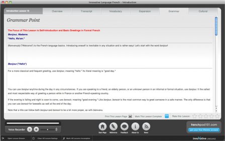 Learn French - Introduction (Lessons 1 to 25 with Audio) screenshot