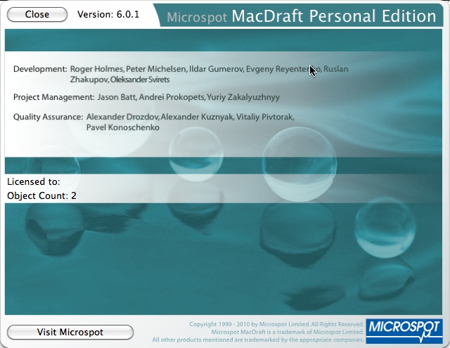 MacDraft P.E. 6.0 : Main window