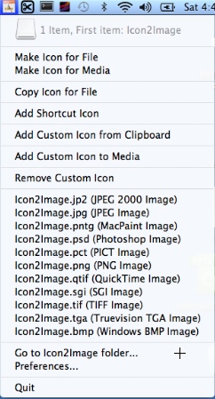 Icon2Image 1.3 : Main window
