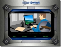 StealthSwitch Pro 1.0 : Main window