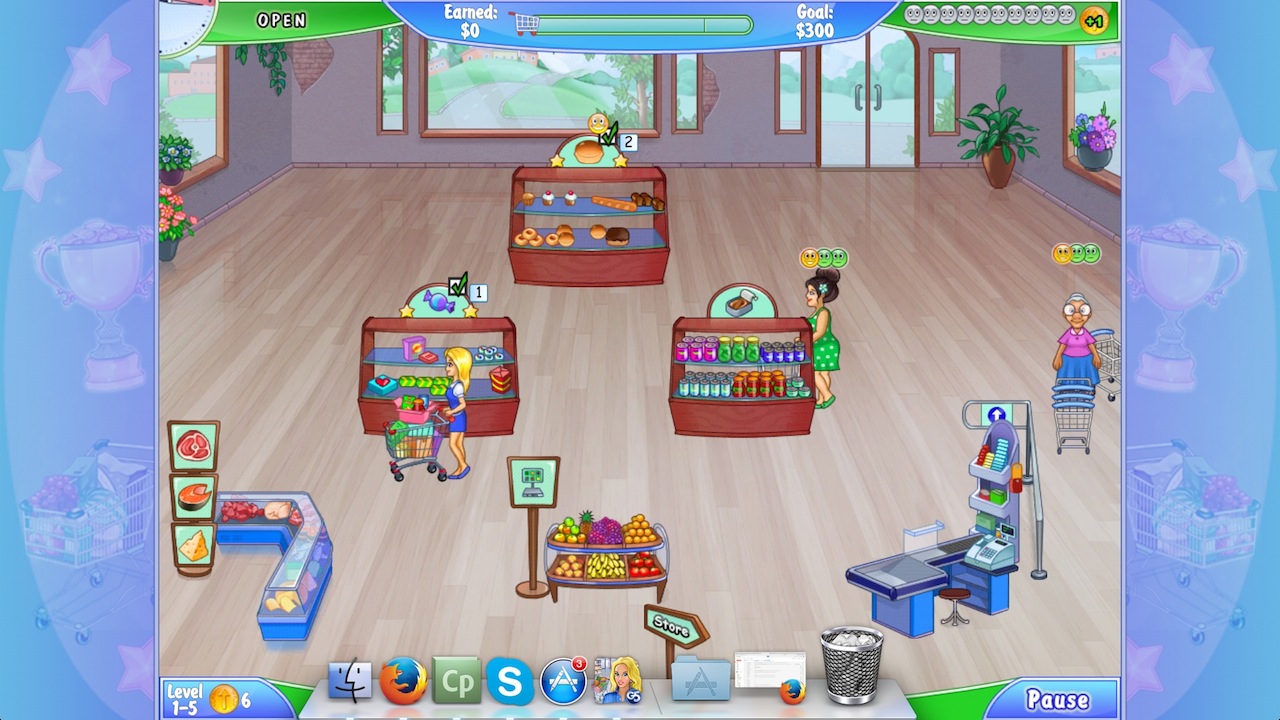 Supermarket Management 2 1.0 : Gameplay Window