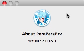 PeraPeraPrv 4.5 : Main window