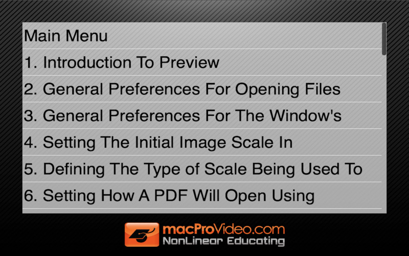 Course For Mac OS Preview 1.0 : Course For Mac OS Preview screenshot
