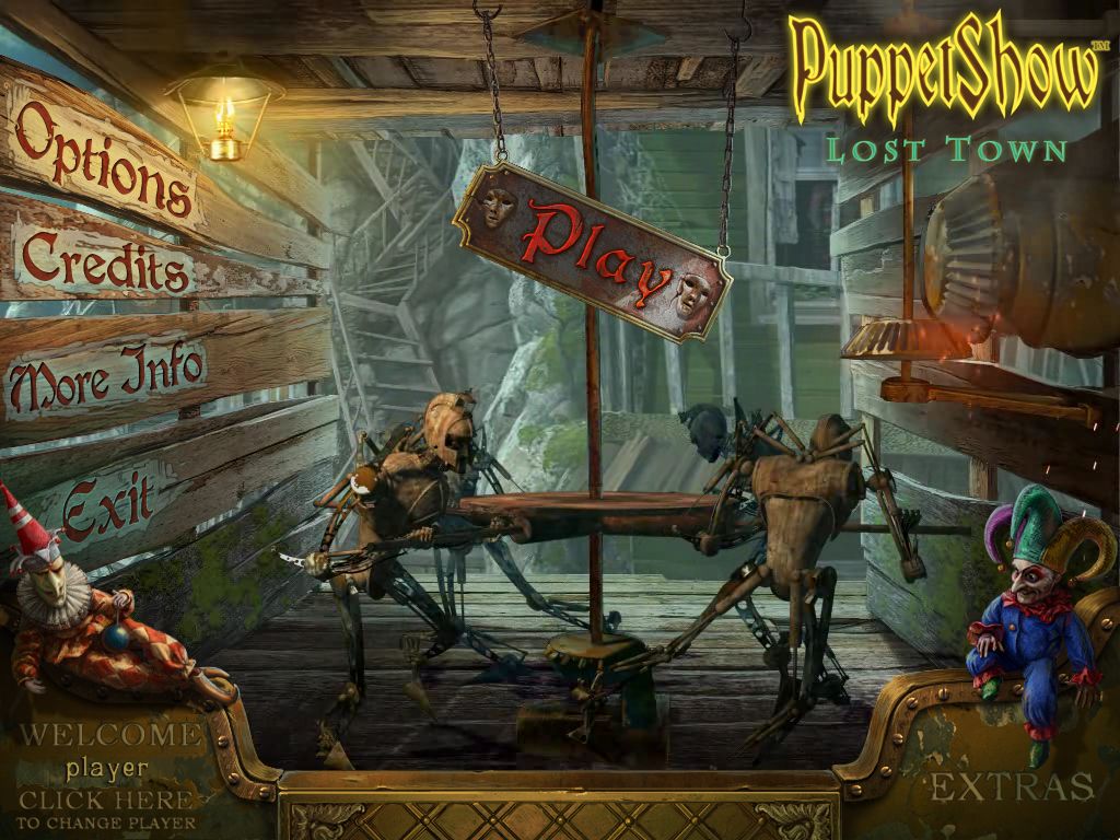 PuppetShow: Lost Town 1.0 : Welcome screen