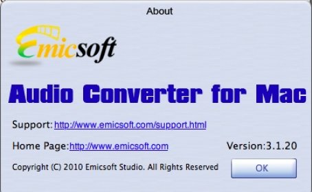 emicsoft audio converter for mac