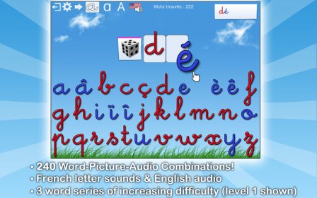 French Words for Kids - Learn to Pronounce and Write French Words with Dict