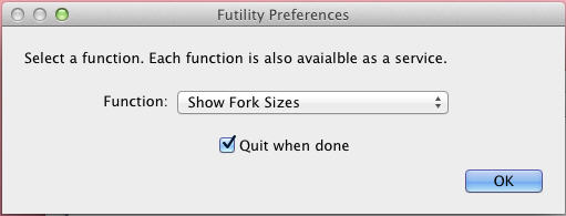 FileUtility 1.0 : Preference Window
