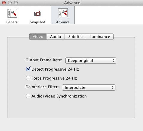 3herosoft DVD to iPhone Converter 3.8 : Preferences