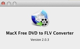 MacX Free DVD to FLV Converter for Mac 2.0 : About window