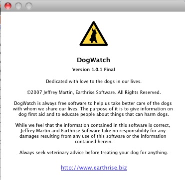 DogWatch 1.0 : About