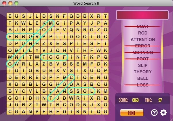 Word Search II 1.1 : General view