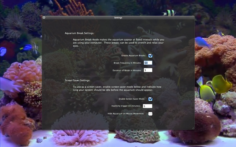 Coral Reef Aquarium 1.0 : Coral Reef Aquarium screenshot