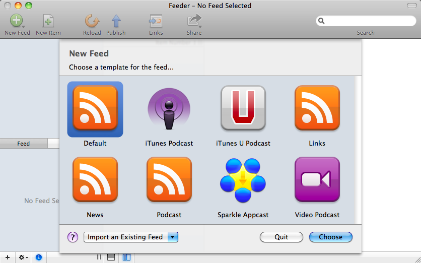 Feeder 2.3 : Template based feed creator