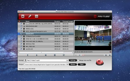 Pavtube HD Video Converter screenshot