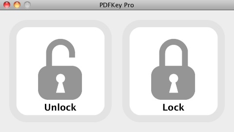 PDFKey Pro 3.1 : Main window