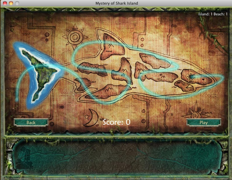 Mystery of Shark Island 1.0 : Map