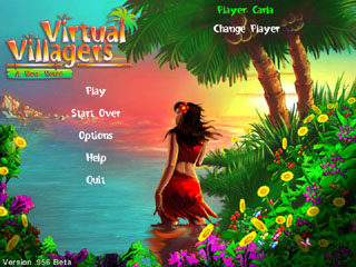 Virtual Villagers 1.1 : Main window