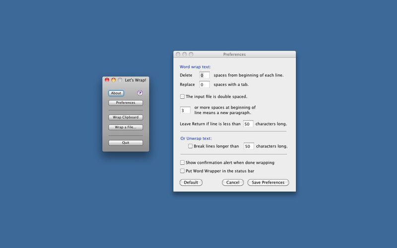 WordWrapper 4.0 : WordWrapper screenshot