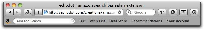 AmazonSearch 1.2 : Main window