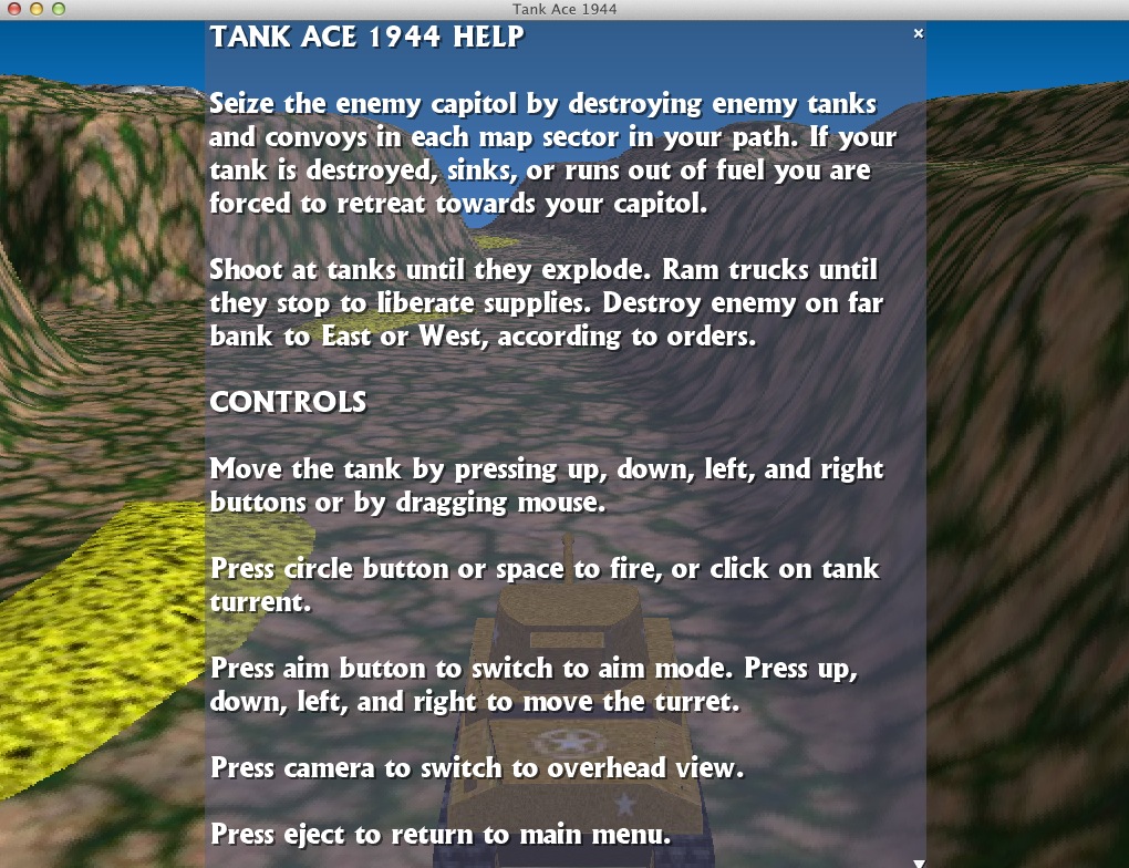 Tank Ace 1944 2.0 : Help