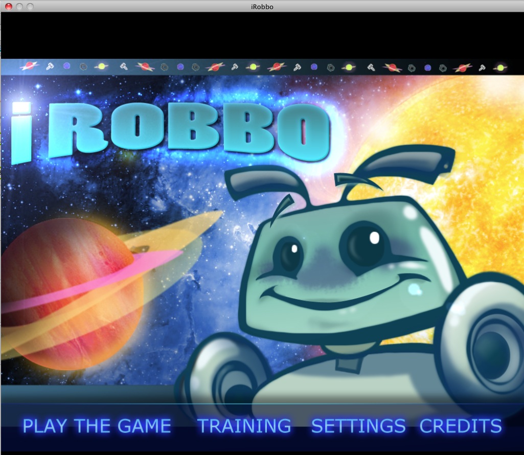 iRobbo 1.1 : Main menu