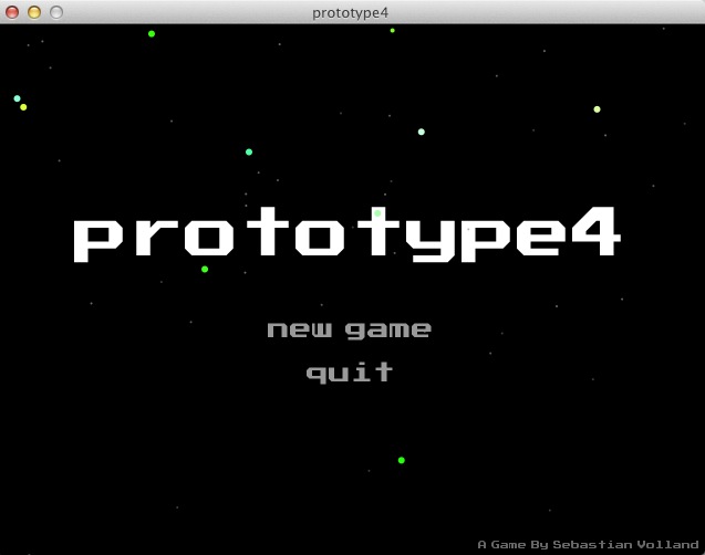 prototype4 1.3 : Main menu