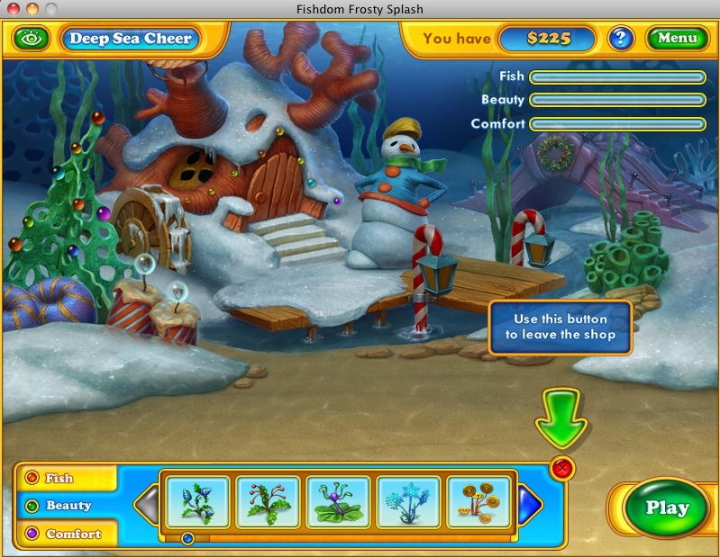 Fishdom Frosty Splash 2.0 : Shop