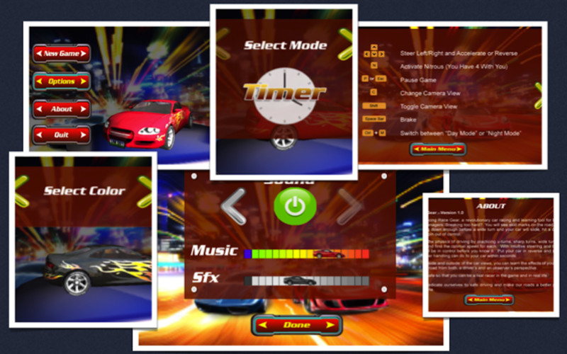 Race Gear-Feel 3D Car Racing Fun & Drive Safe 1.0 : Race Gear-Feel 3D Car Racing Fun & Drive Safe screenshot