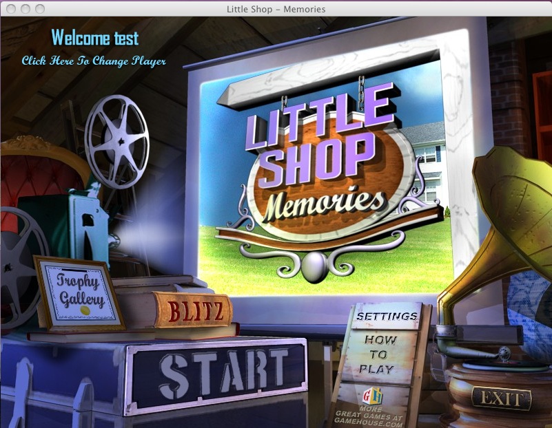Little Shop - Memories 1.0 : Main menu
