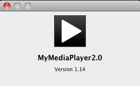 MyMediaPlayer 1.1 : About window