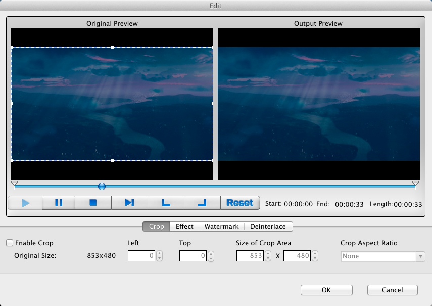 DVD to MP4 Converter 2.9 : Editing Video