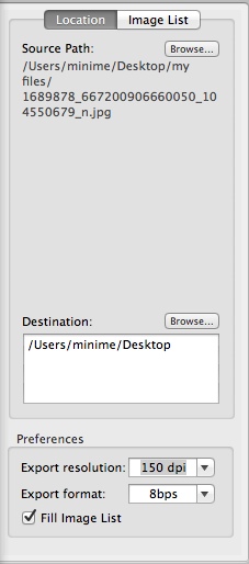 iWinSoft Image Converter 2.2 : Configuring Output Settings