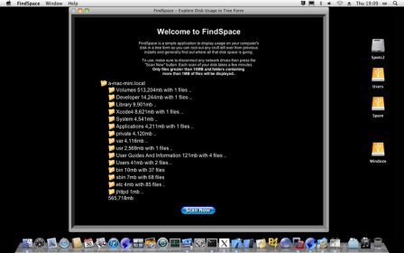 FindSpace - Disk Usage in Tree Form screenshot
