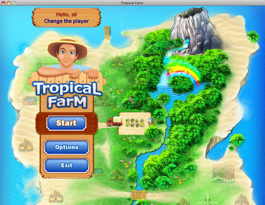 Tropical Farm : Main menu
