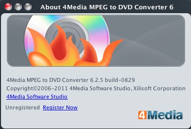 4Media MPEG to DVD Converter 6 6.2 : About window
