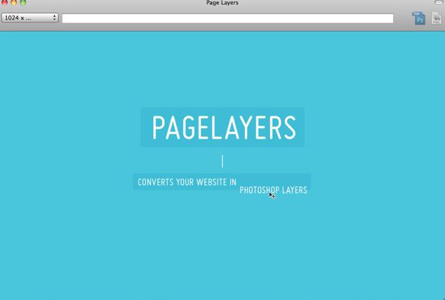 Page Layers : Main window