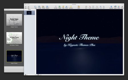 Keynote Themes in Action screenshot