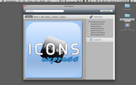 Icons Express screenshot