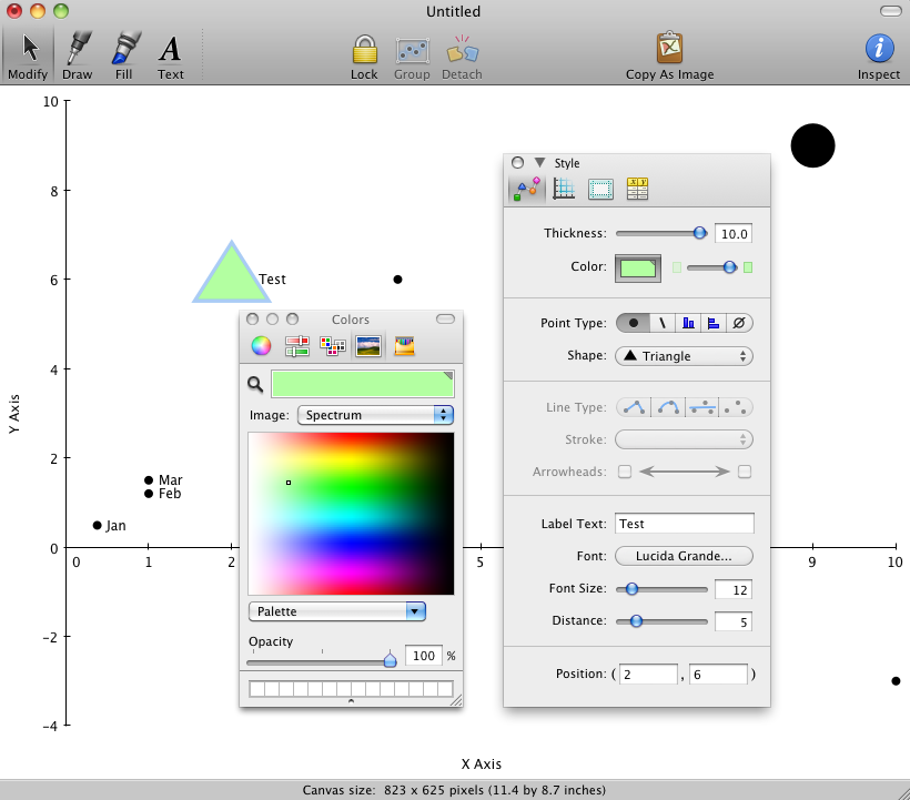 OmniGraphSketcher 1.1 : Main Window + Graph