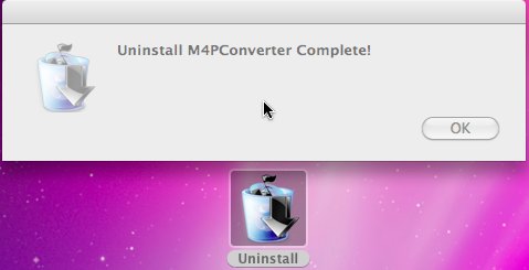 M4PConverter Uninstaller 1.0 : Main window